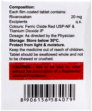 Rivasmart 20Mg Tablet 14